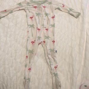 Kickee pants flamingo print size 9-12 months